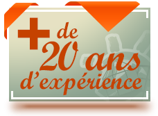 20 ans d'expérience